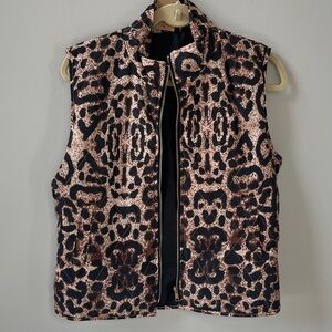 Leopard Print Women's Vest